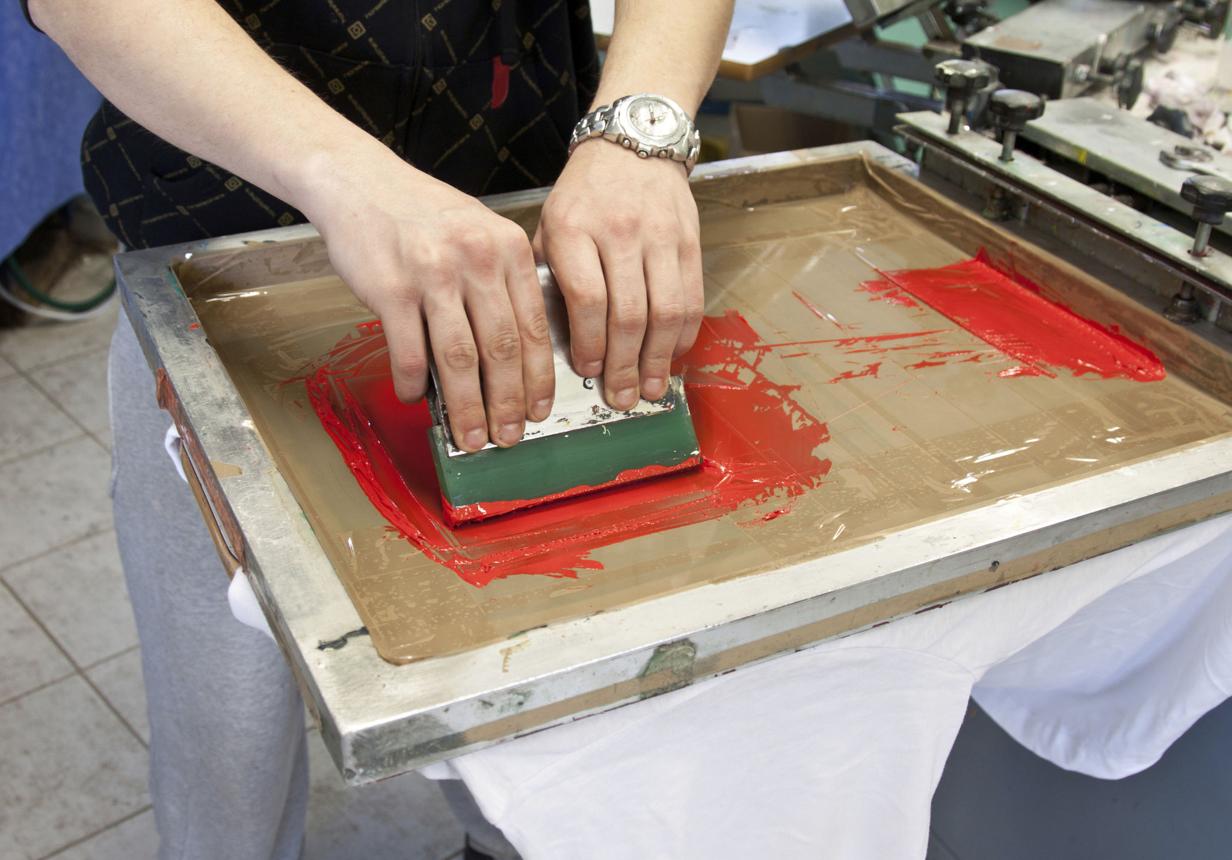 Screen printing process